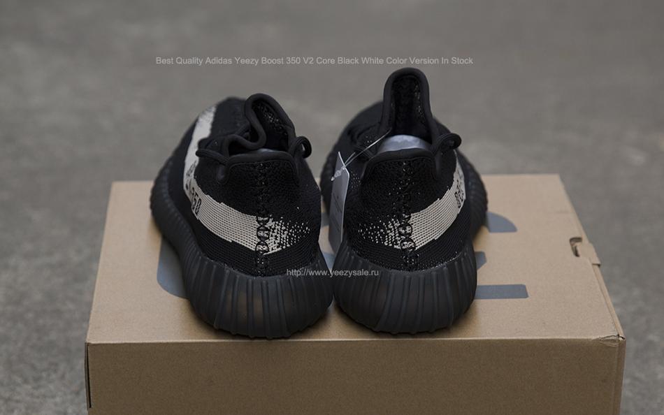Best Quality Yeezy Boost 350 V2 Core Black White Color Version In Stock