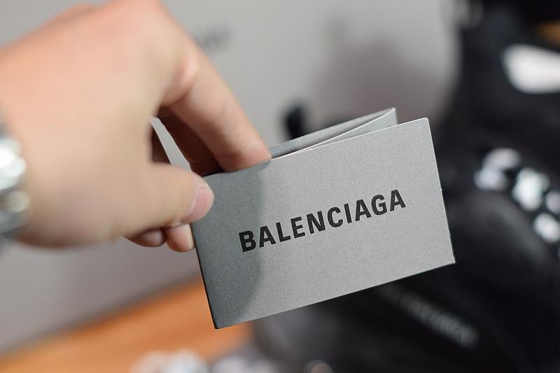 Balenciaga 19SS Triple S Clear Sole Trainers Black Perfect Version Sale