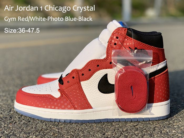 Air Jordan 1 Retro High OG Chicago Crystal Perfect Quality Version