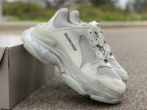 Balenciaga Triple-S Sneaker Clear Sole Gray Perfect Version