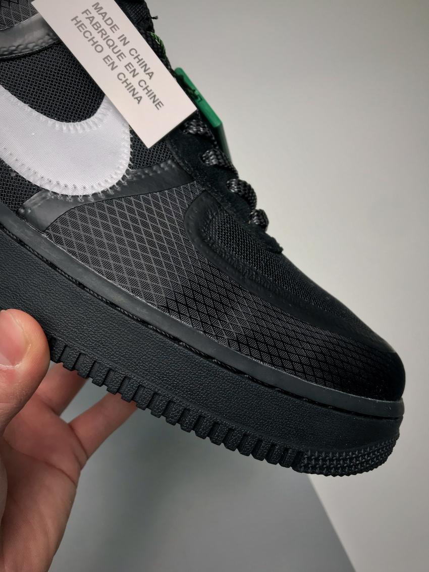 Off-White Air Force 1 Low Black Sale Correct Version Released