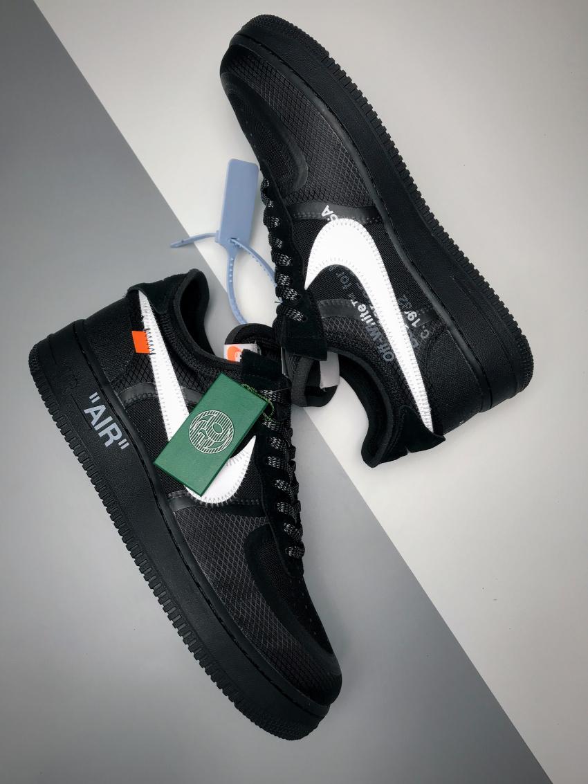 Off-White Air Force 1 Low Black Sale Correct Version Released