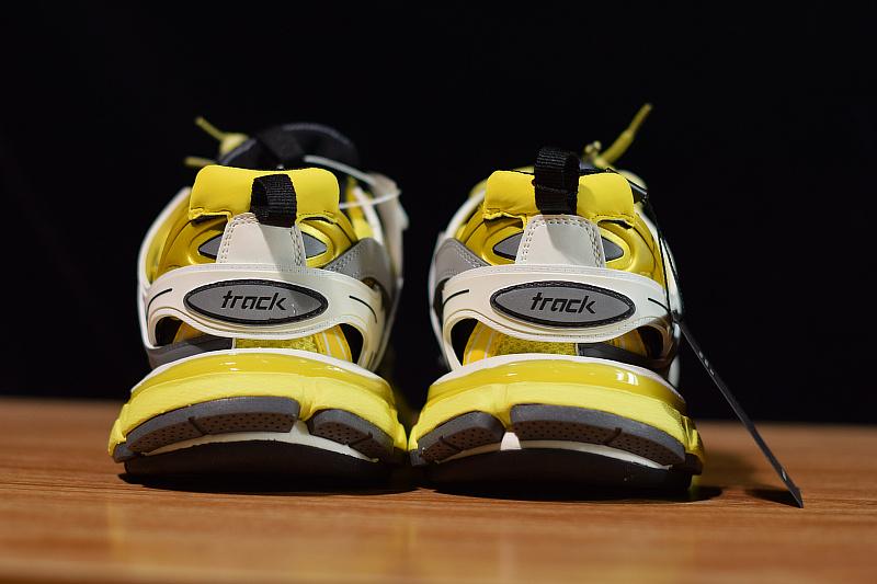 Balenciaga Exclusive Paris Track Sneakers Yellow Best Quality Version