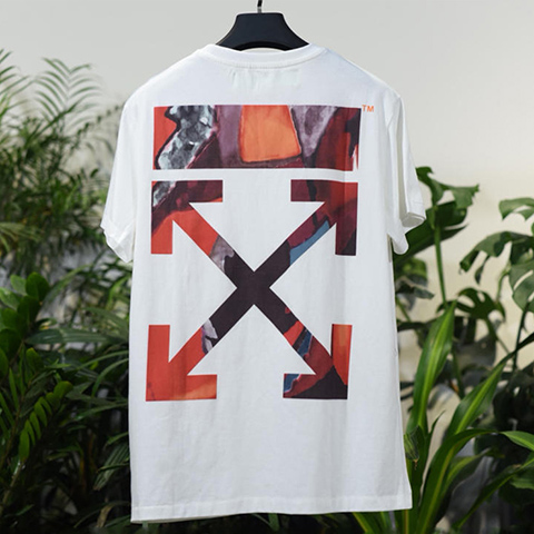 Off White 18SS White HongKong Limited Arrows Tshirt Released