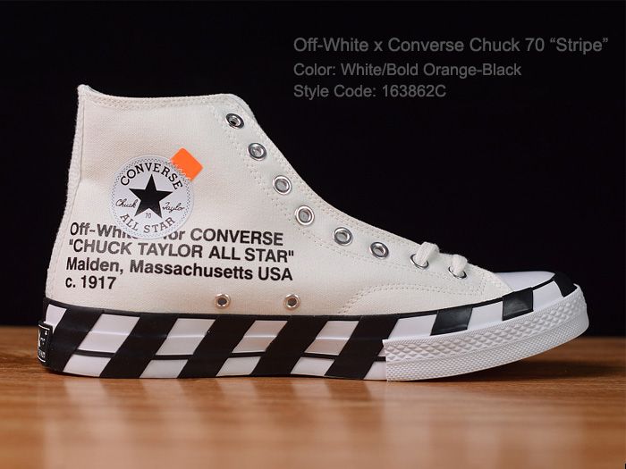 Off-White Converse Chuck 70 Stripe Released