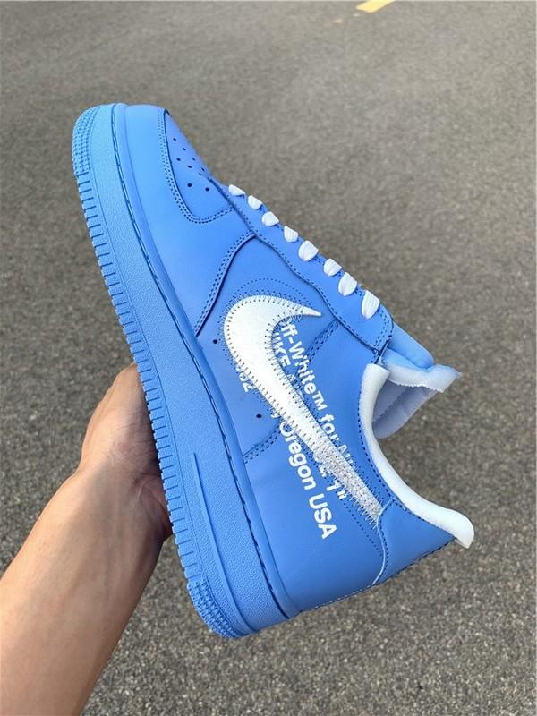 Off-White x Air Force 1 MCA University Blue High Quality Released
