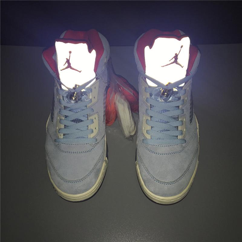 Trophy Room x Air Jordan 5 Ice Blue High Quality Released