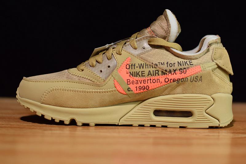 Off-White Air Max 90 Desert Ore Released Sale Online AA7293-200