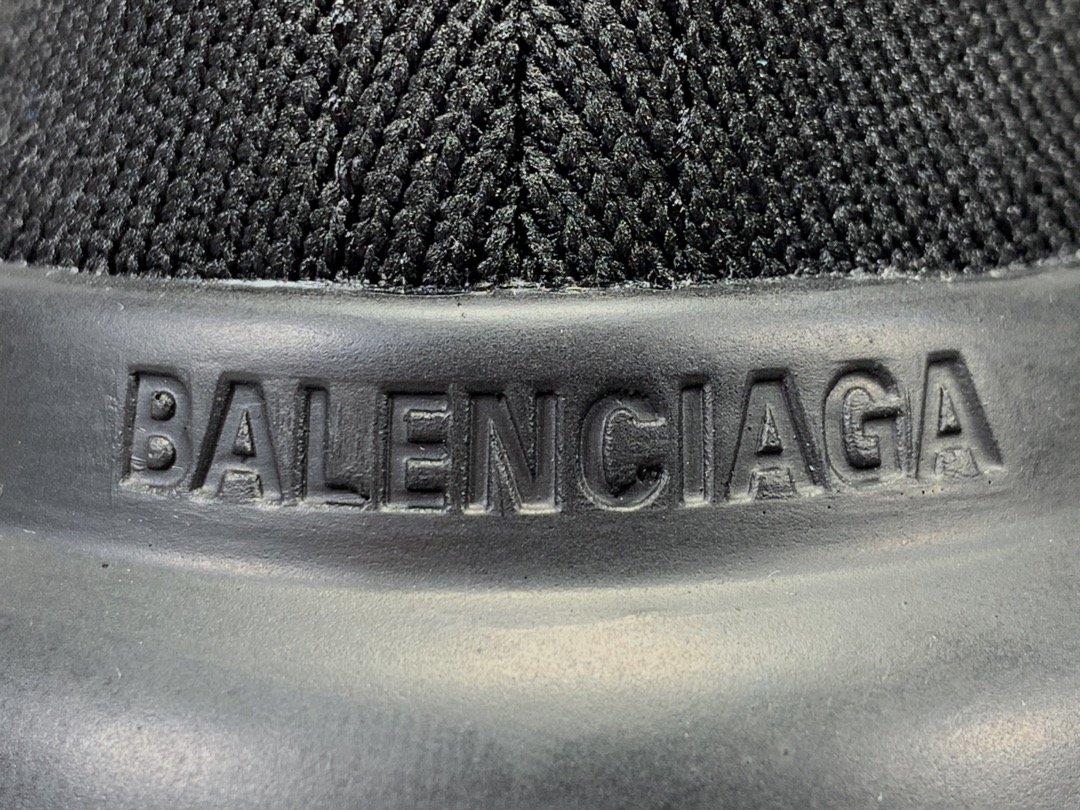 Balenciaga Speed Run stretch-knit Mid sneakers Black Released Sale