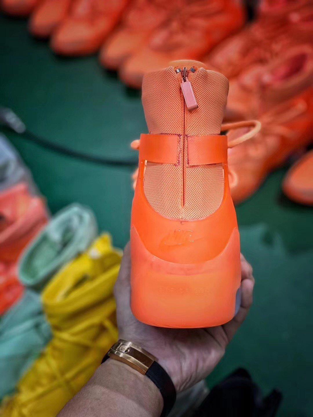 Air Fear of God 1 Orange Perfect Version Released Sale