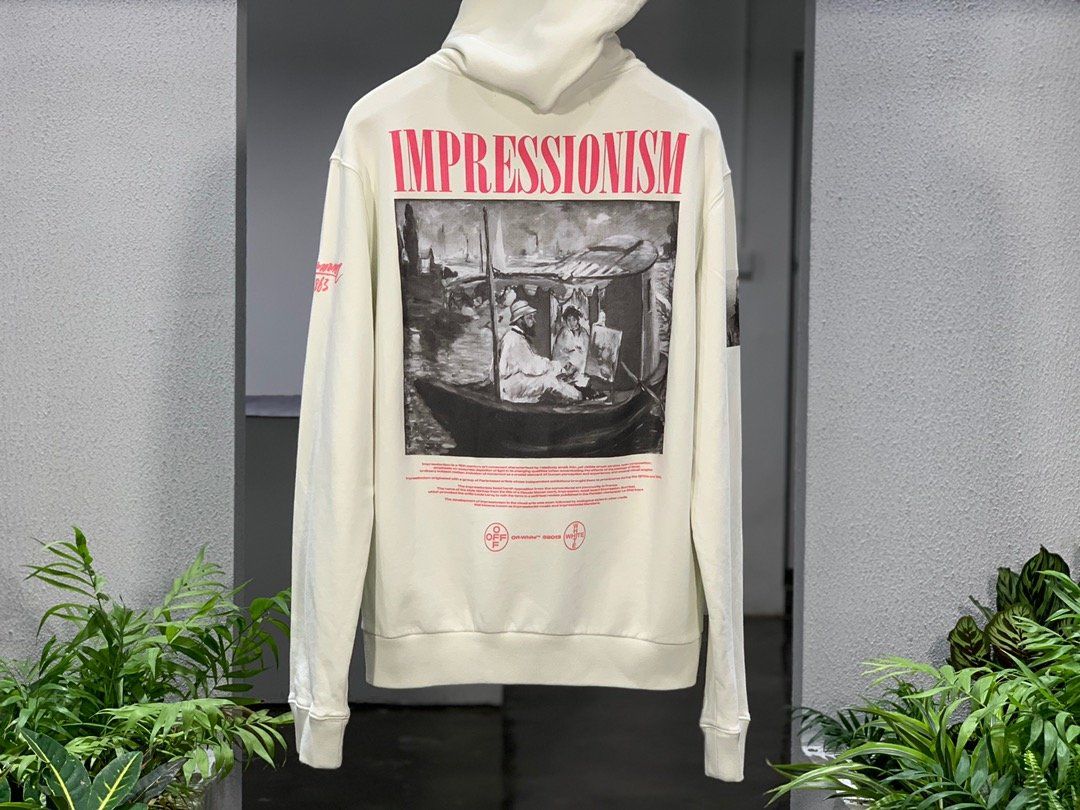 off white monet hoodie