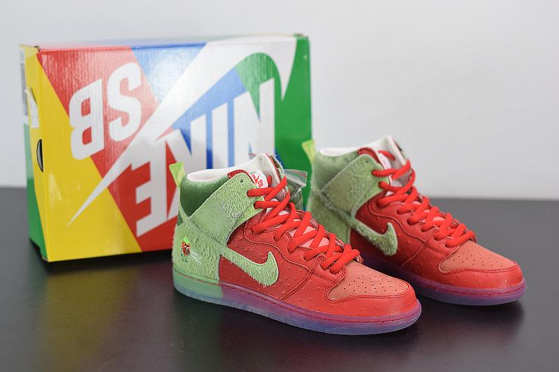 Dunk High SB Strawberry Cough CW7093-600 Released Sale