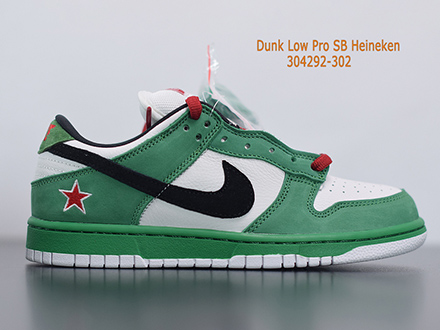 Dunk Low Pro SB Heineken 304292-302 Sale