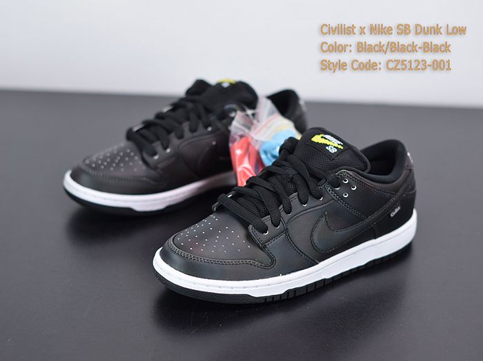 Civilist x Dunk Low Pro SB QS Thermography CZ5123-001 Released