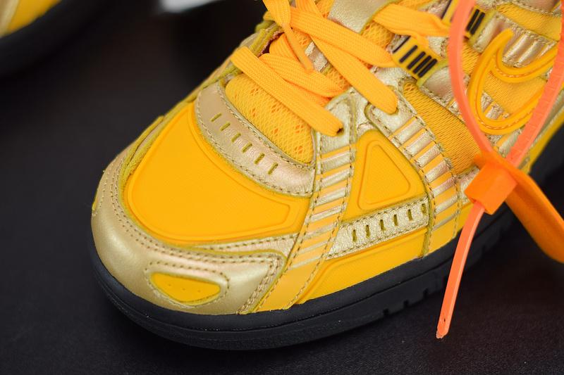 Off-White x Air Rubber Dunk University Gold CU6015-700 Released Sale