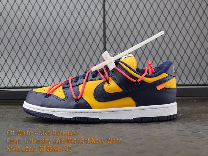 Off-White x Dunk Low University Gold CT0856-700 Released