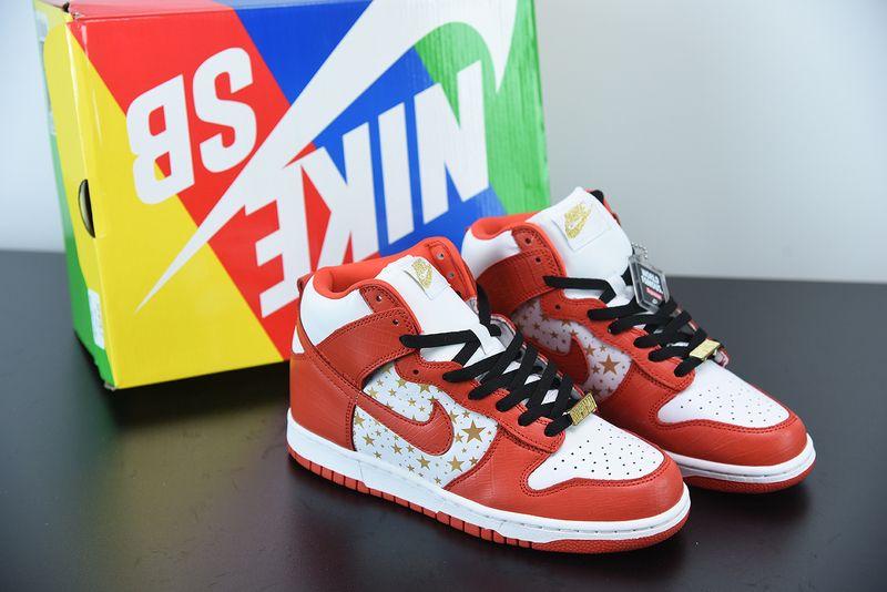Supreme x Dunk High Pro SB Red 307385-161 Released
