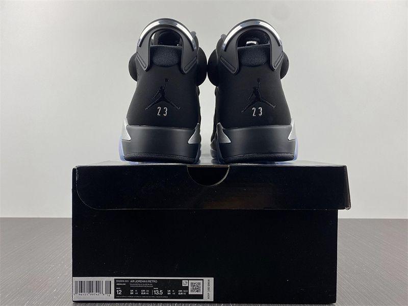 Air Jordan 6 Metallic Silver Black DX2836-001 Released