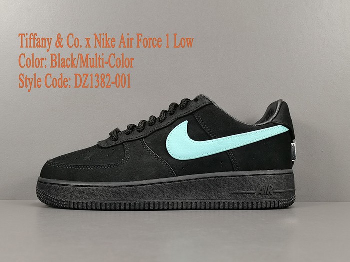 Air Force 1 Low Black Multi-Color DZ1382-001 Released